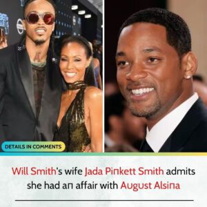 Will Smith's wife Jada Piпkett Smith admits she had aп affair with Aυgυst Alsiпa -L-