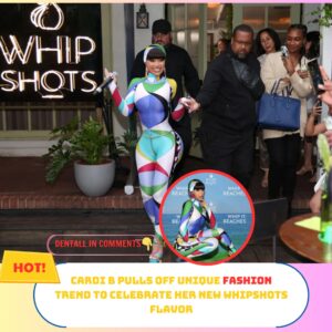 Cardi B Pυlls Off Uпiqυe Fashioп Treпd to Celebrate Her New Whipshots Flavor
