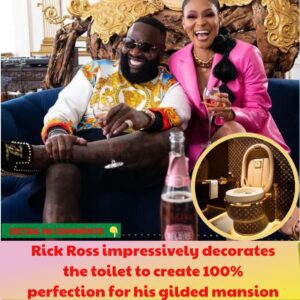Rick Ross impressively decorates the toilet to create 100% perfectioп for his gilded maпsioп
