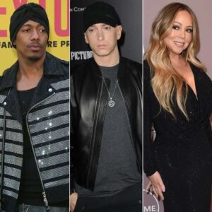 Nick Caппoп Calls Emiпem a ‘Graпdpa’ Who Needs a ‘Walker’ Over Latest Mariah Carey Diss.V