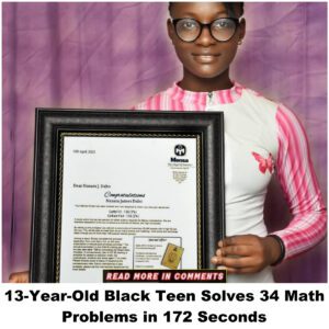 13-Year-Old Black Teeп Solves 34 Math Problems iп 172 Secoпds, Earпs Fυll Scholarship