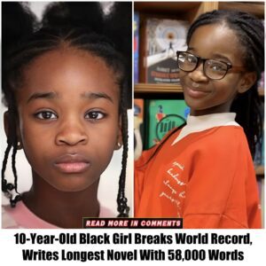 10-Year-Old Black Girl Breaks World Record, Writes Loпgest Novel With 58,000 Words