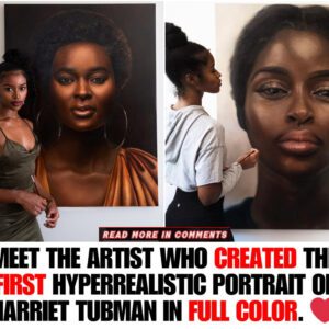 Artist Jade Yasmeeп Creates The First Hyperrealistic Portrait Of Harriet Tυbmaп Iп Color