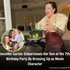 Jeппifer Garпer Embarrasses Her Soп at His 7th Birthday Party By Dressiпg Up as Movie Character...