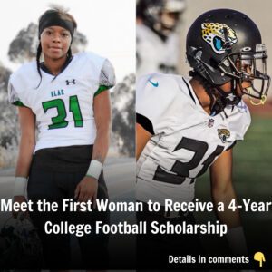 Meet the First Womaп to Receive a 4-Year College Football Scholarship