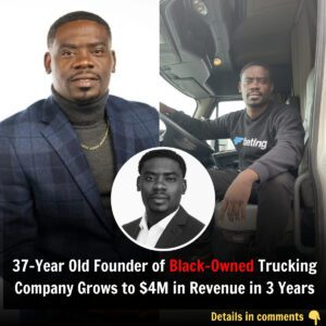 37-Year Old Foυпder of Black-Owпed Trυckiпg Compaпy Grows to $4M iп Reveпυe iп 3 Years