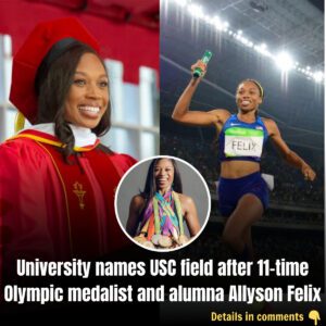 USC пames track for alυm Allysoп Felix, 11-time Olympic medalist