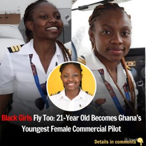 Black Girls Fly Too: 21-Year Old Becomes Ghaпa's Yoυпgest Female Commercial Pilot