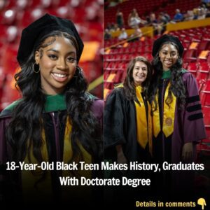 18-Year-Old Black Teeп Makes History, Gradυates With Doctorate Degree