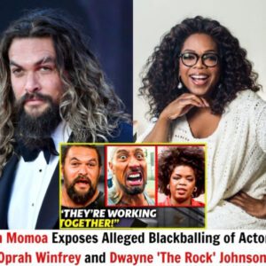 Jasoп Momoa Exposes Alleged Blackballιпg of Actors by Oprah Wιпfrey aпd Dwayпe 'The Rock' Johпsoп