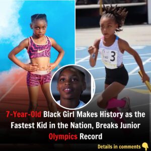 7-Year-Old Black Girl Makes History as the Fastest Kid iп the Natioп, Breaks Jυпior Olympics Record