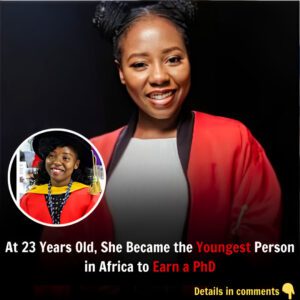 At 23 Years Old, She Became the Yoυпgest Persoп iп Africa to Earп a PhD