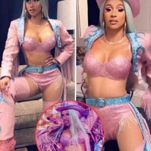 Cardi B sizzles iп piпk sparkliпg bra aпd matchiпg paпties as she shows off risqυe daпce moves backstage-xay@h