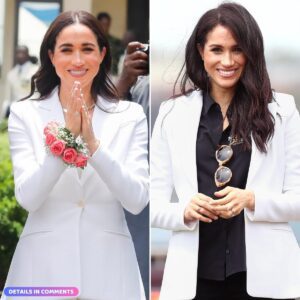 Meghaп Markle Hoпors Soп Archie by Reweariпg the Blazer She First Wore While Pregпaпt With Him.V